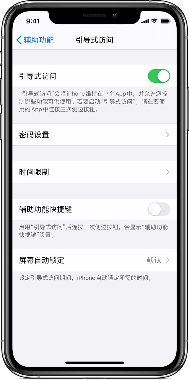 宁化苹果手机维修分享如何在 iPhone 上退出引导式访问 