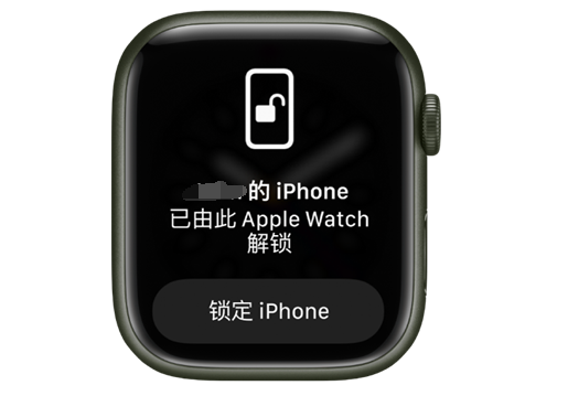 宁化苹果手机维修分享用 AppleWatch 解锁配备面容 ID 的 iPhone方法 